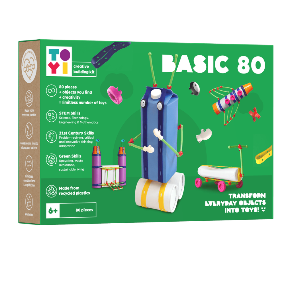 408694 TOYI BASIC - 80 PARCA STEM SETI VE YARATICI YAPI OYUNCAKLARI
