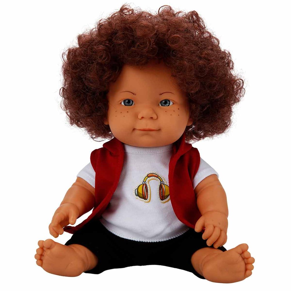 Kıvırcık Saçlı Curly Bebek 35 cm