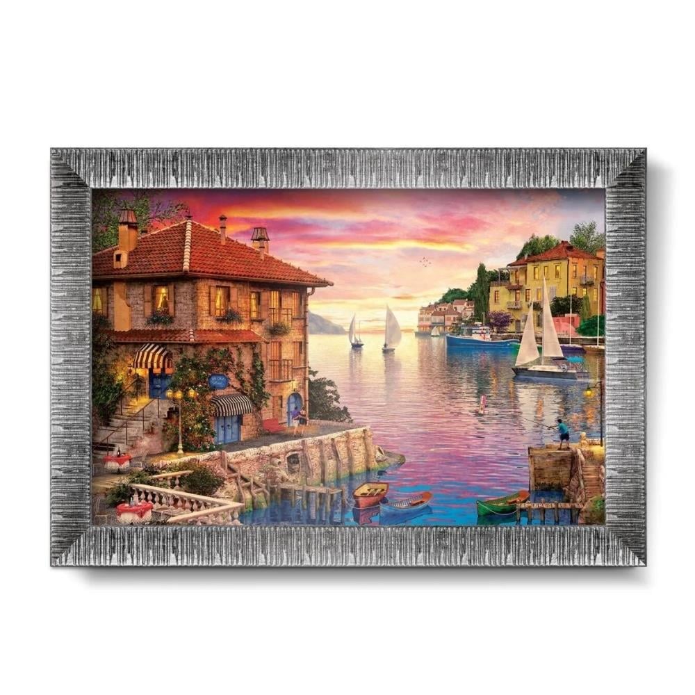 5669 AKDENIZ LIMANI 1000 PARCA CERCEVELI ART PUZZLE