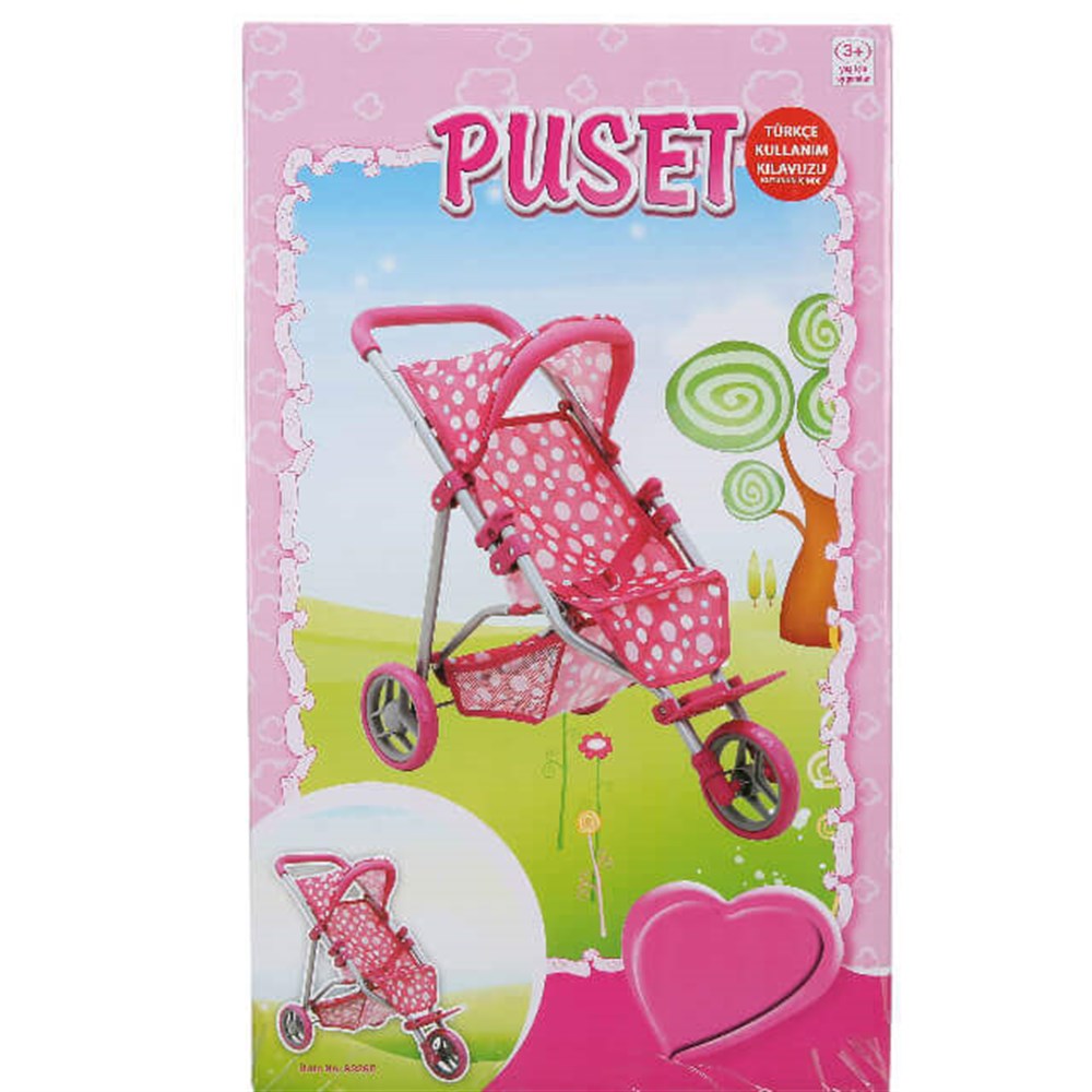 Sunman 3 Tekerlekli Metal Puset