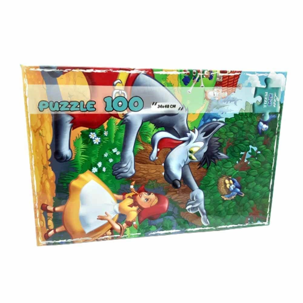 Kurt Ve Masum Kız 100 Parça Puzzle