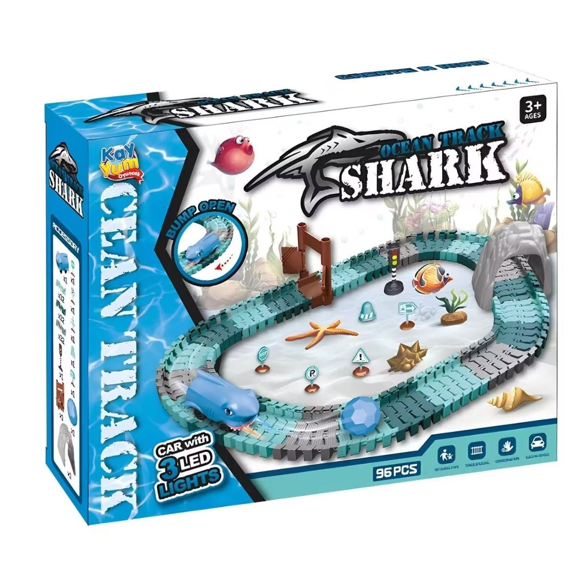 8060 OCEAN TRACK SHARK SET 96 PARCA