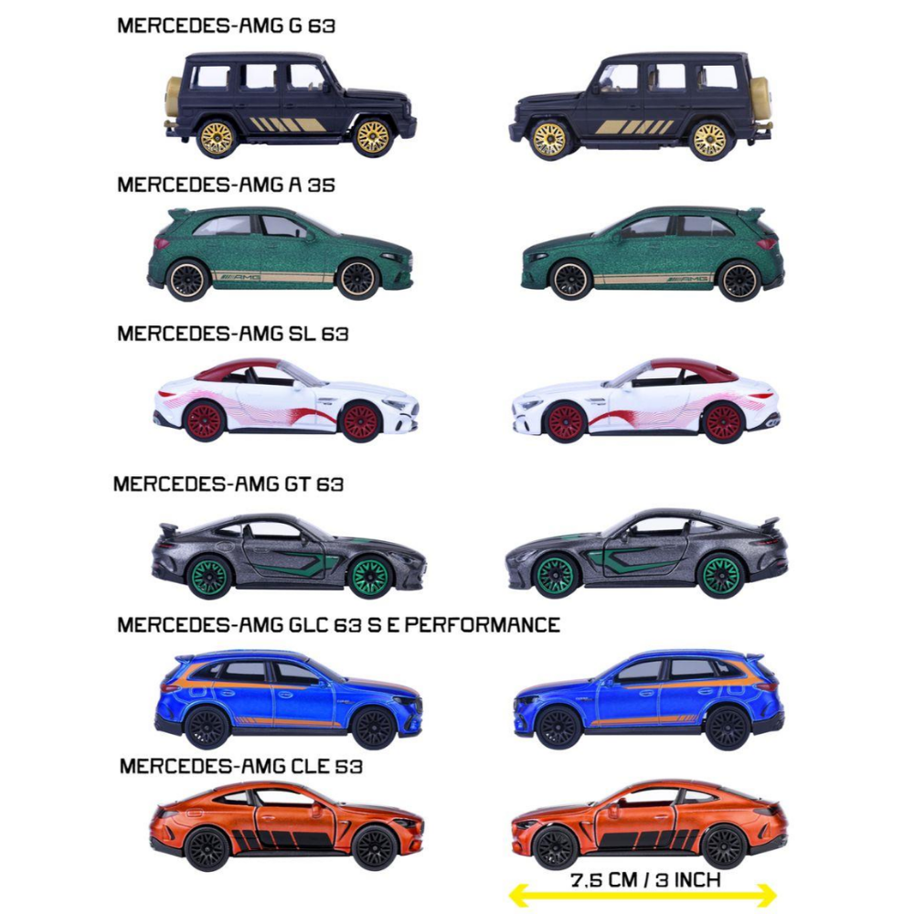8502101000 MERCEDES-AMG DELUXE CARS 6-ASST