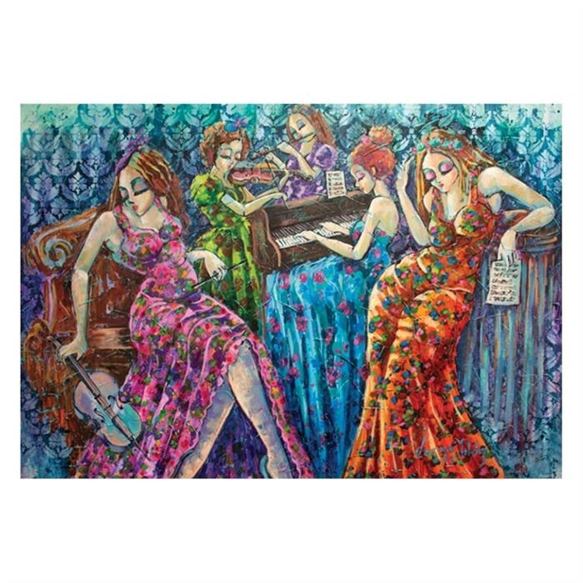 Anatolian Puzzle 2x500 Parça Renkli Notalar
