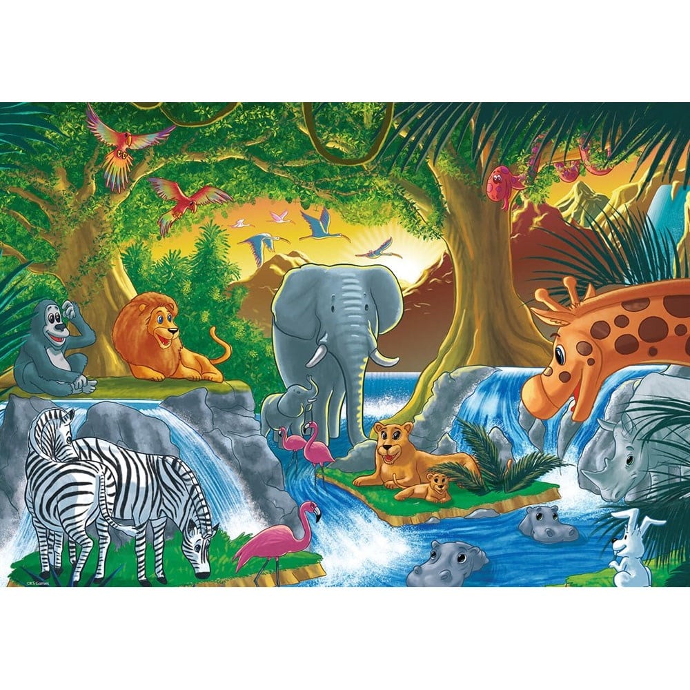 Animal İn The Wild Jumbo Puzzle 24 Parça JP 31008