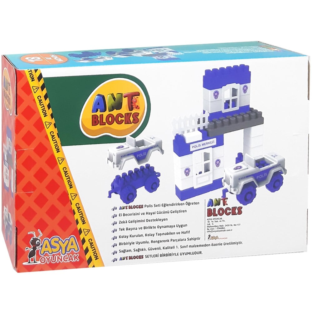 Ant Blocks 45 Parça Polis Merkezi ANT004
