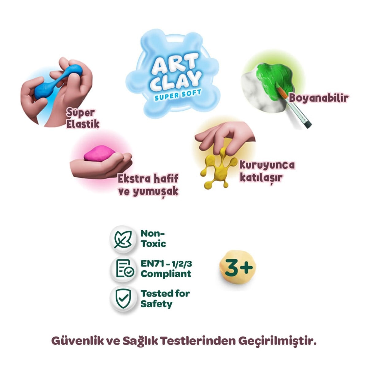 Art Clay Minik Canlılar Süper Hafif Kil 04148
