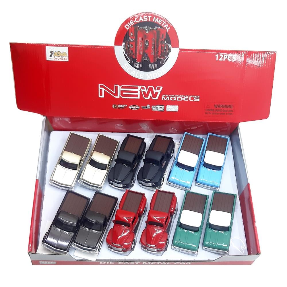 Asya Oyuncak Metal Antika Pick Up FY6128-12D