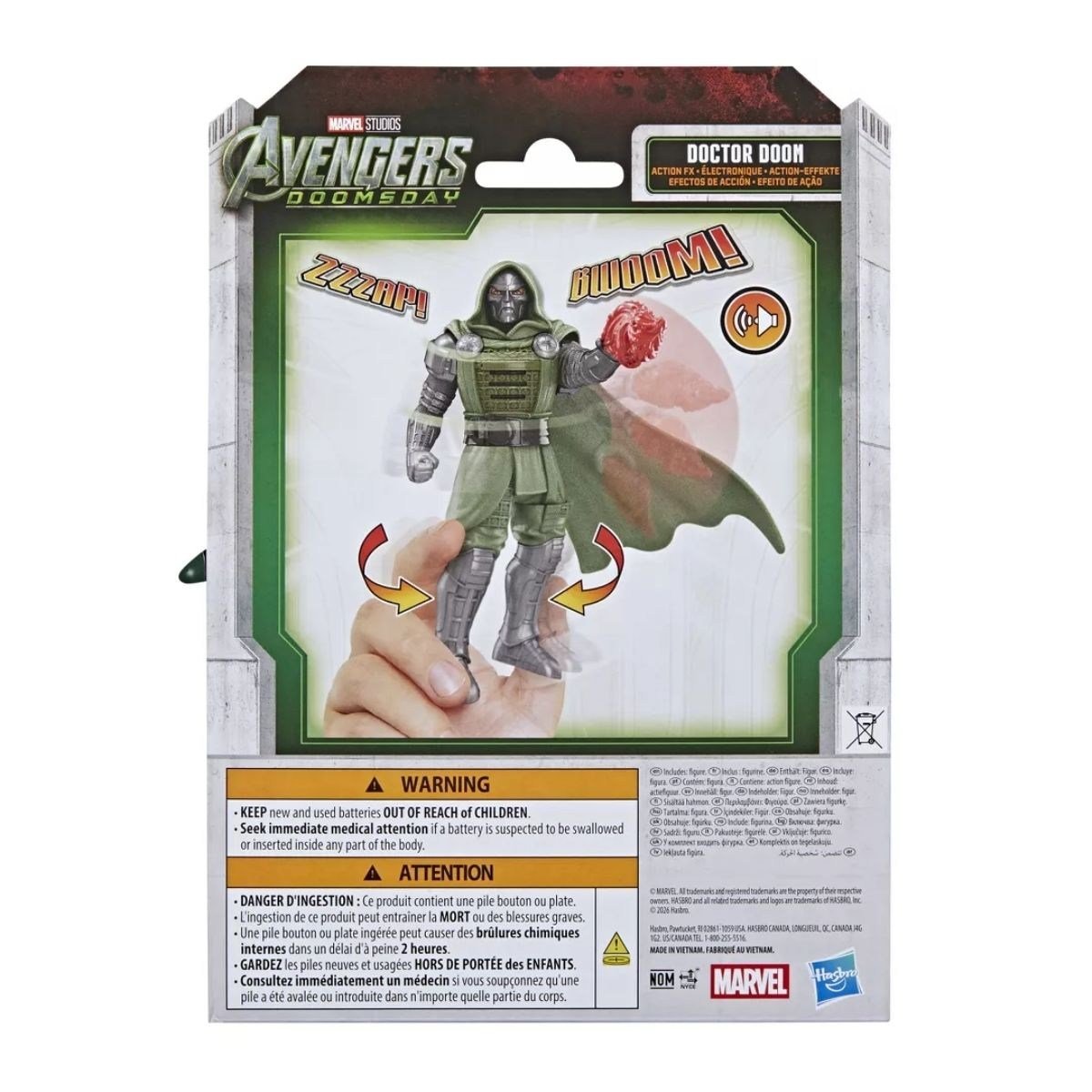 Avengers Doomsday Doctor Doom Action FX Figür G3522