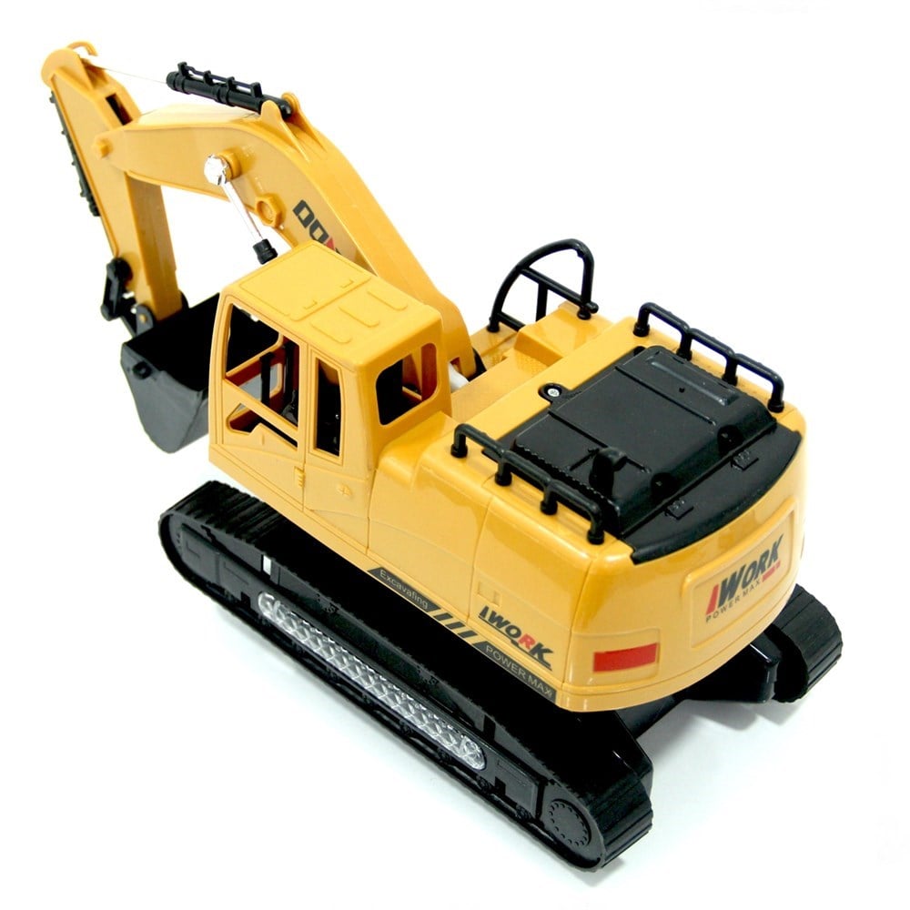 Builders Sesli ve Işıklı Çarp Dön Pilli Kepçe