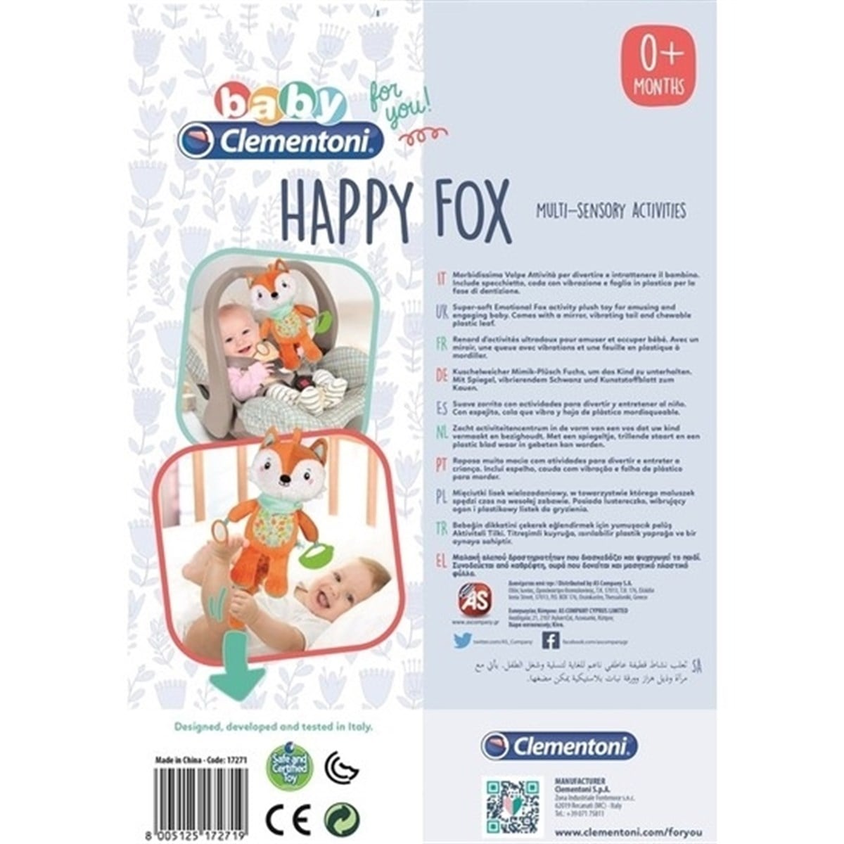 Baby Clementoni Aktiviteli Peluş Tilki