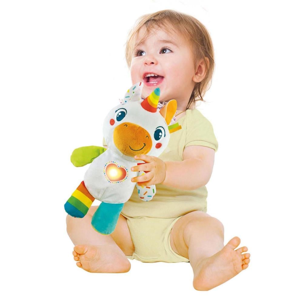 Baby Clementoni Tek Boynuzlu At Peluş Oyuncak 17846