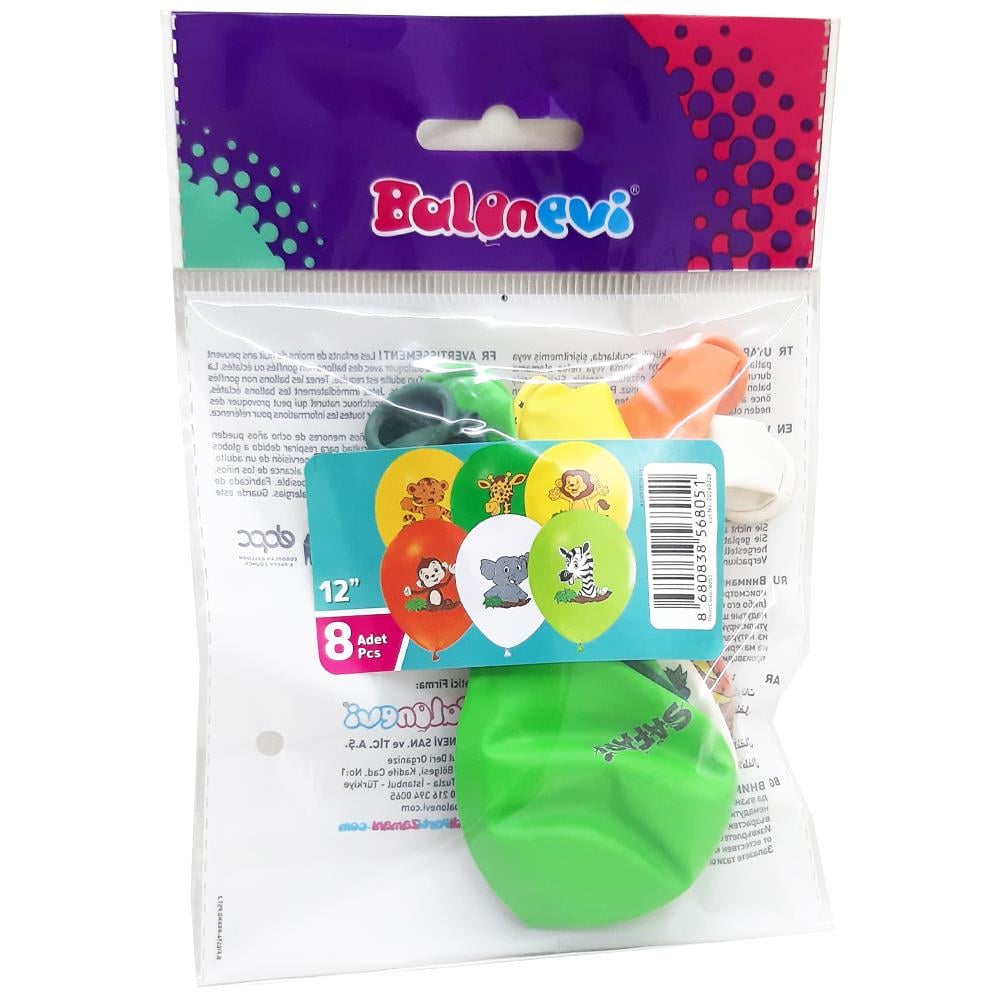 Balonevi Oyuncak 4+1 Baskılı 8li