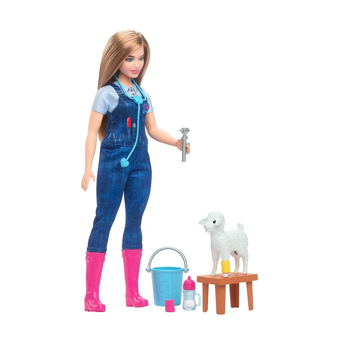 Barbie 65.yıl Deluxe Kariyer Bebekleri Veteriner HRG42