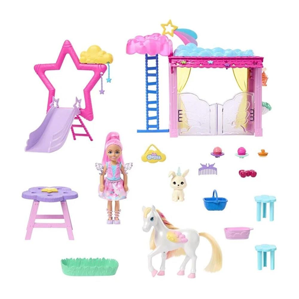 Barbie A Touch Of Magic Chelsea Ve Pegasus Oyun Seti HNT67