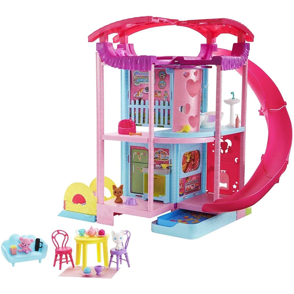 Barbie Chelsea Oyun Evi Asansörlü HCK77