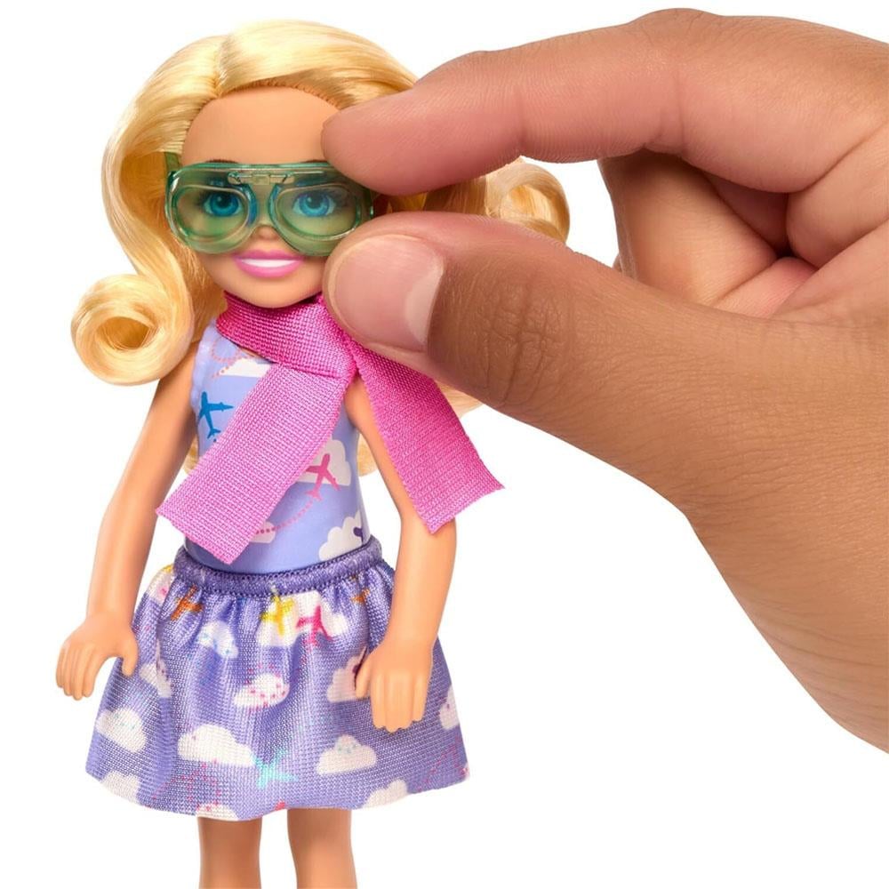 Barbie Chelsea'nın Pervaneli Mini Uçağı Oyun Seti HTK38