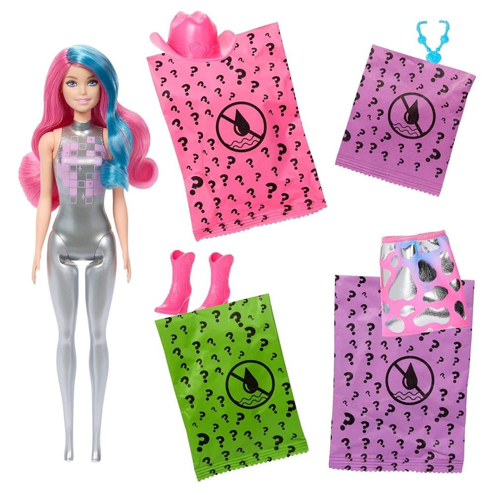 Barbie Color Reveal Renk Değiştiren Sürpriz Renk Değiştiren Sürpriz Barbie Disco Star Serisi JCP01