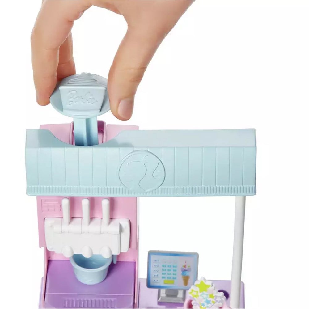 Barbie Dondurma Dükkanı Oyun Seti HCN46