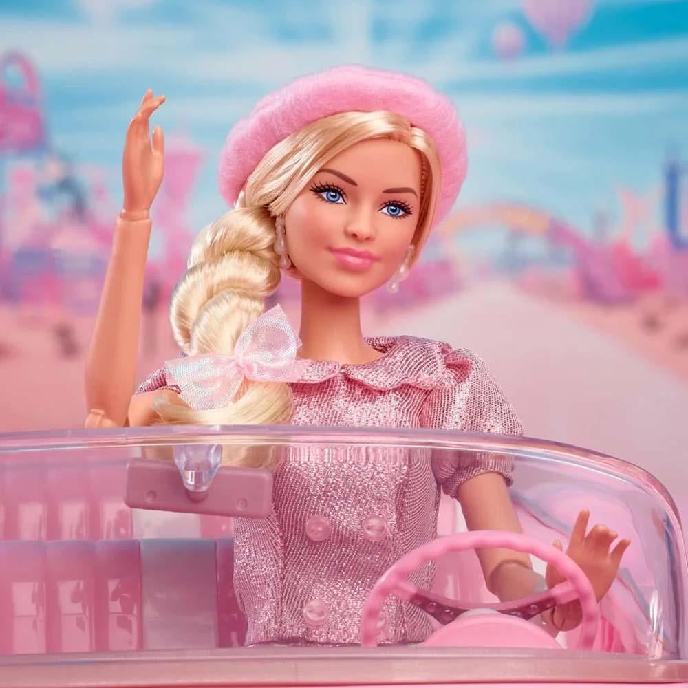 Barbie Film Serisi Pembe Bereli Bebek JBJ53