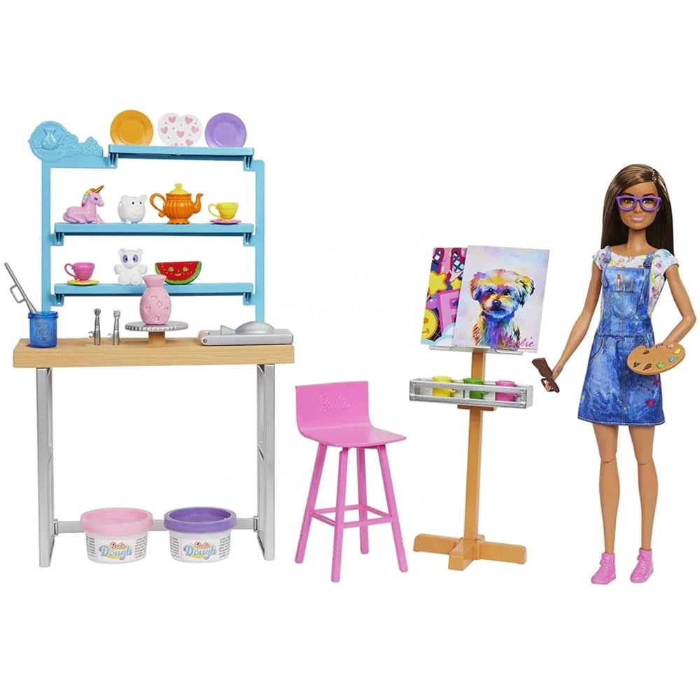 Barbie Sanat Atölyesi Oyun Seti HCM85
