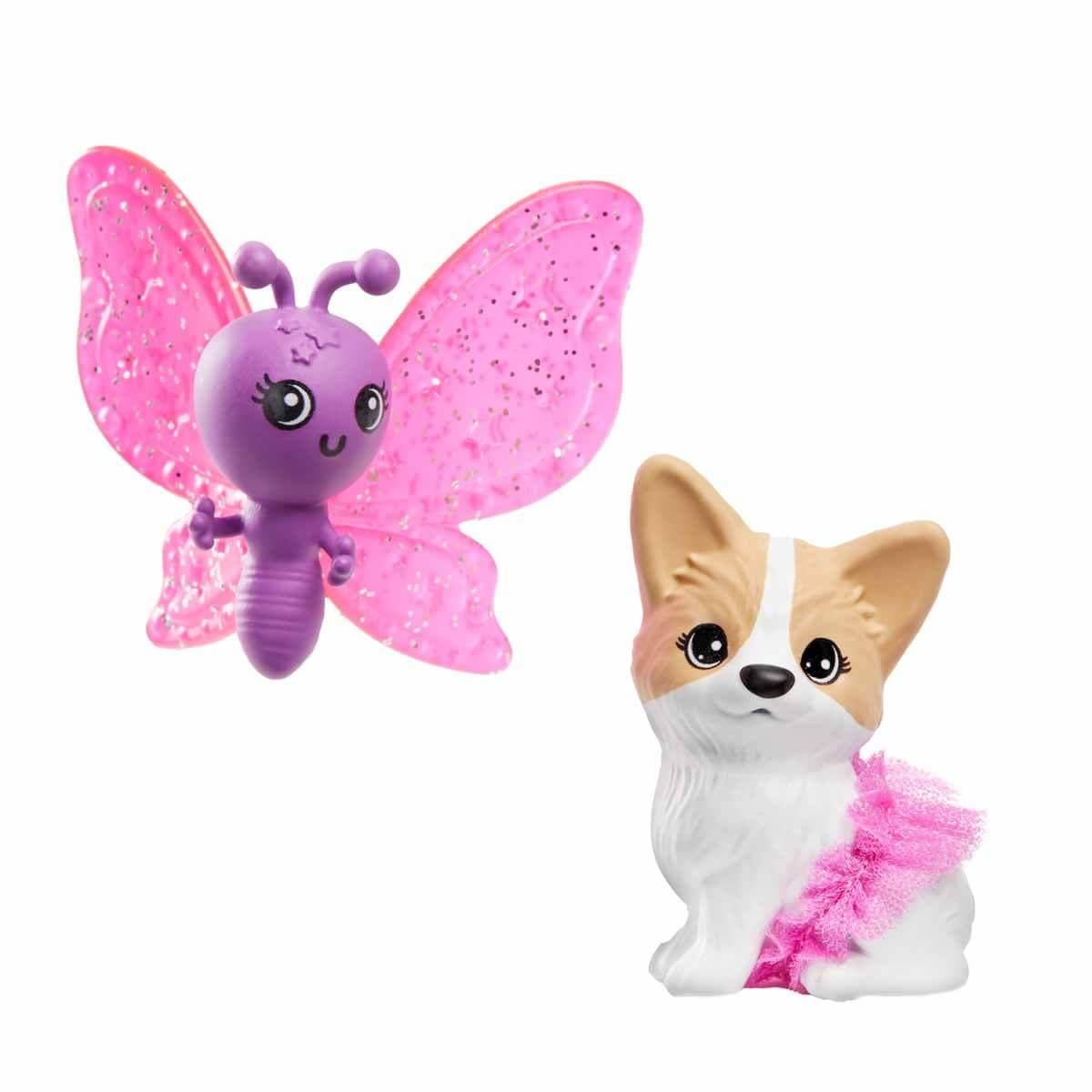 Barbie Sihirli Dokunuş Peri Masalı Elbiseli Bebekler HLC3