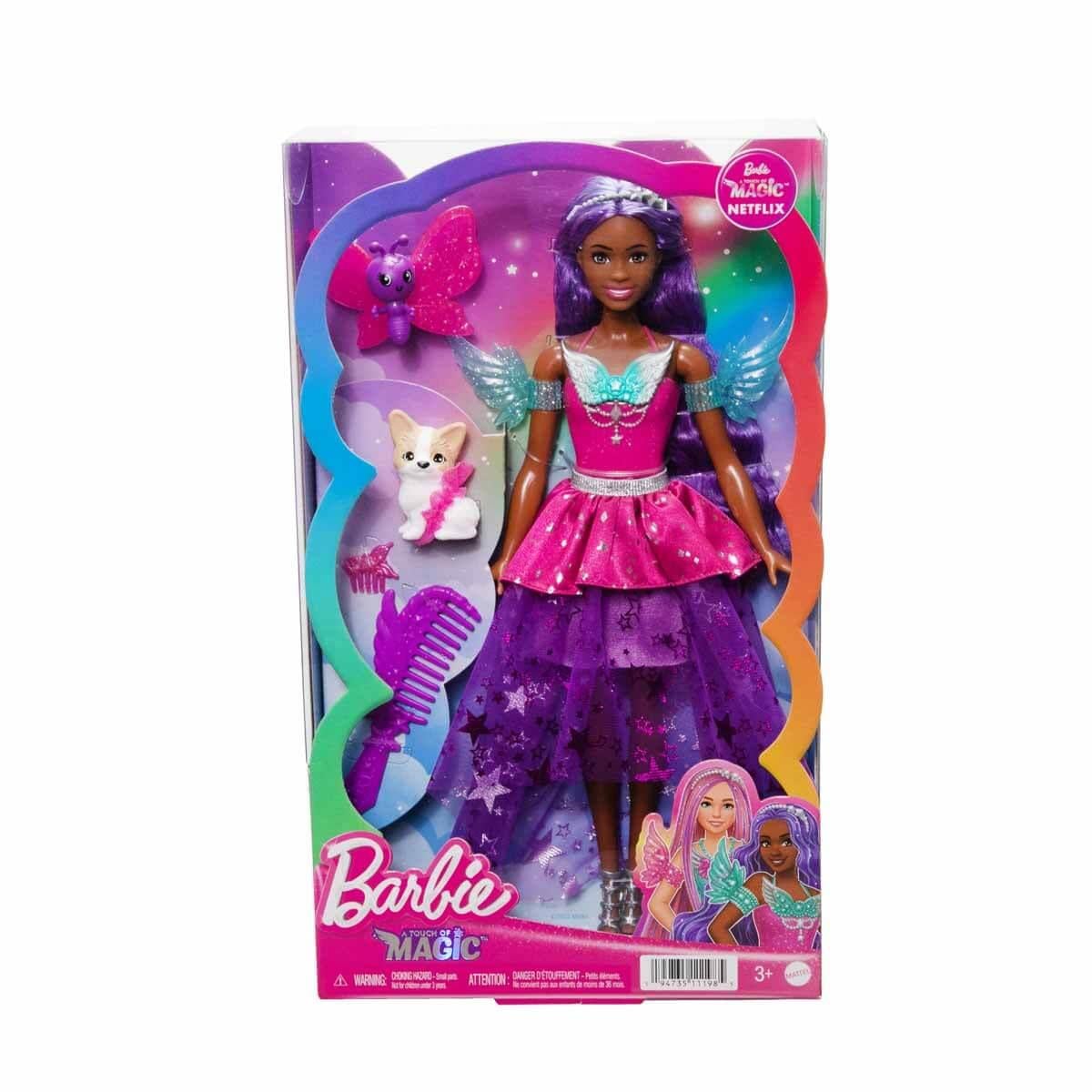 Barbie Sihirli Dokunuş Peri Masalı Elbiseli Bebekler HLC3