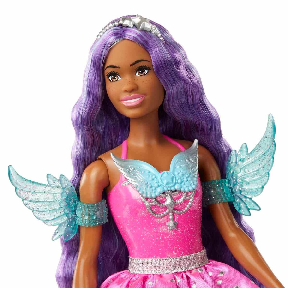 Barbie Sihirli Dokunuş Peri Masalı Elbiseli Bebekler HLC3