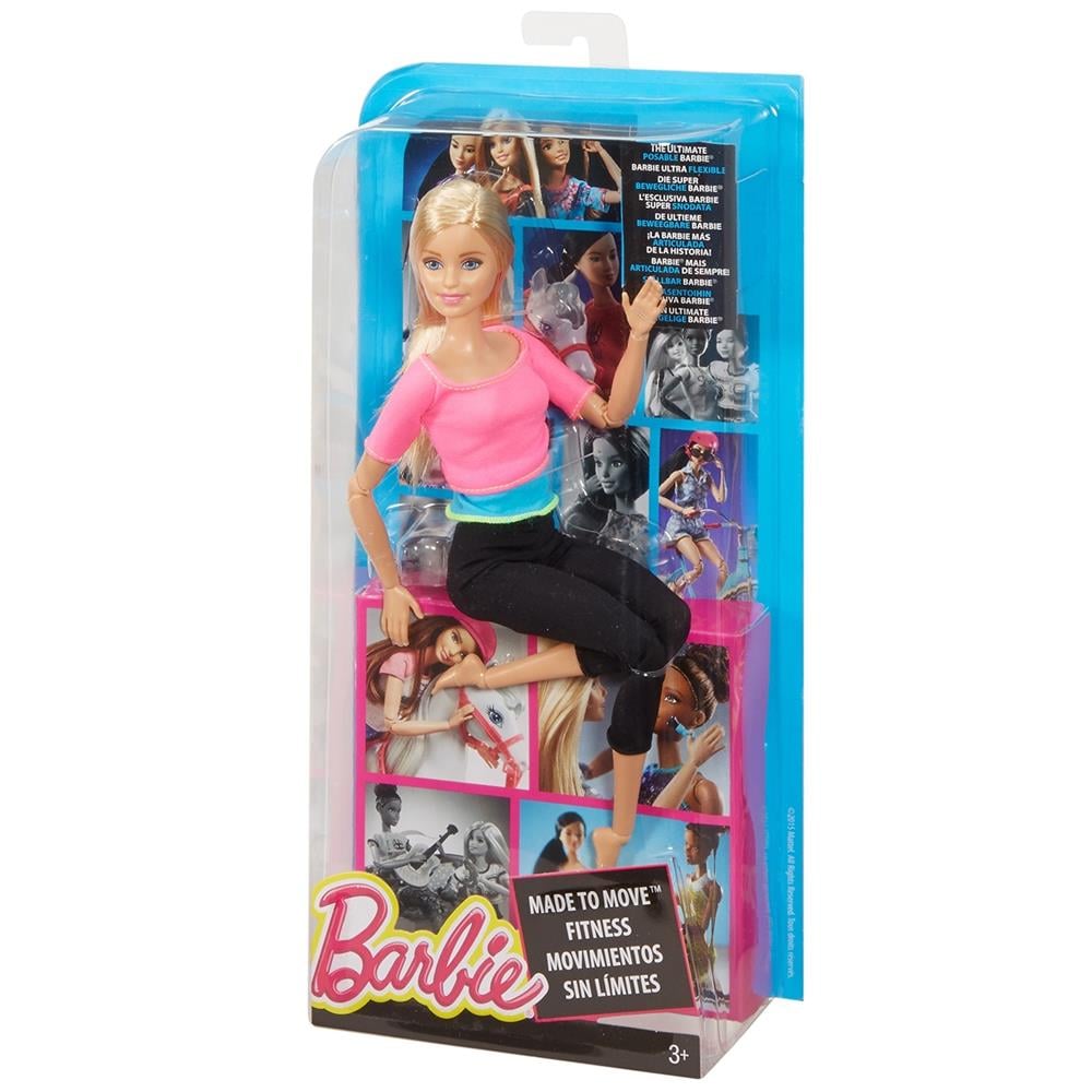 Barbie Sonsuz Hareket Sarışın Siyah Taytlı DHL82