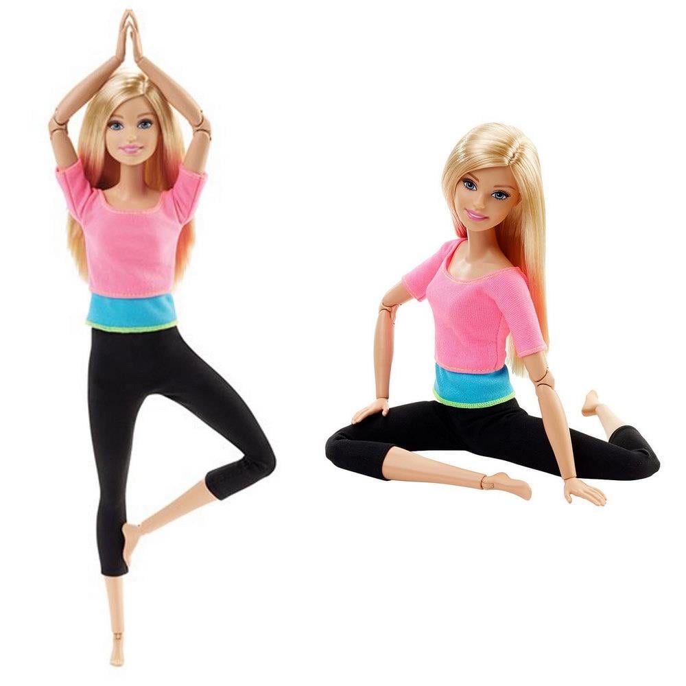 Barbie Sonsuz Hareket Sarışın Siyah Taytlı DHL82