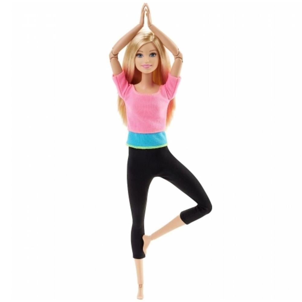 Barbie Sonsuz Hareket Sarışın Siyah Taytlı DHL82