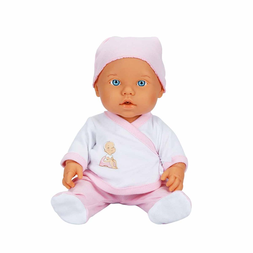 Bebelou Tuvalet Zamanı Sesli Bebek Seti 35 cm 30011