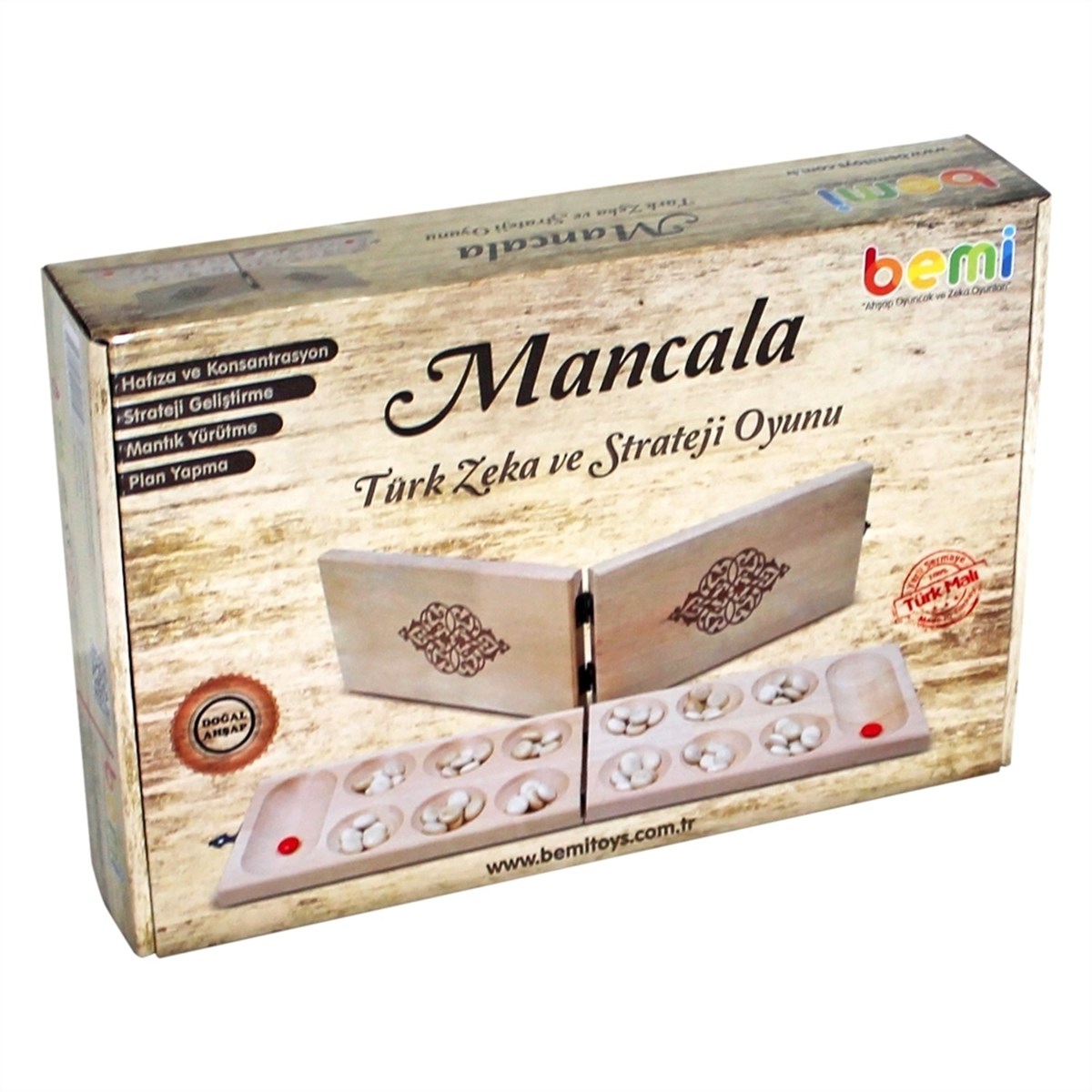Bemi Ahşap Kapaklı Mangala (Lüks Masif)