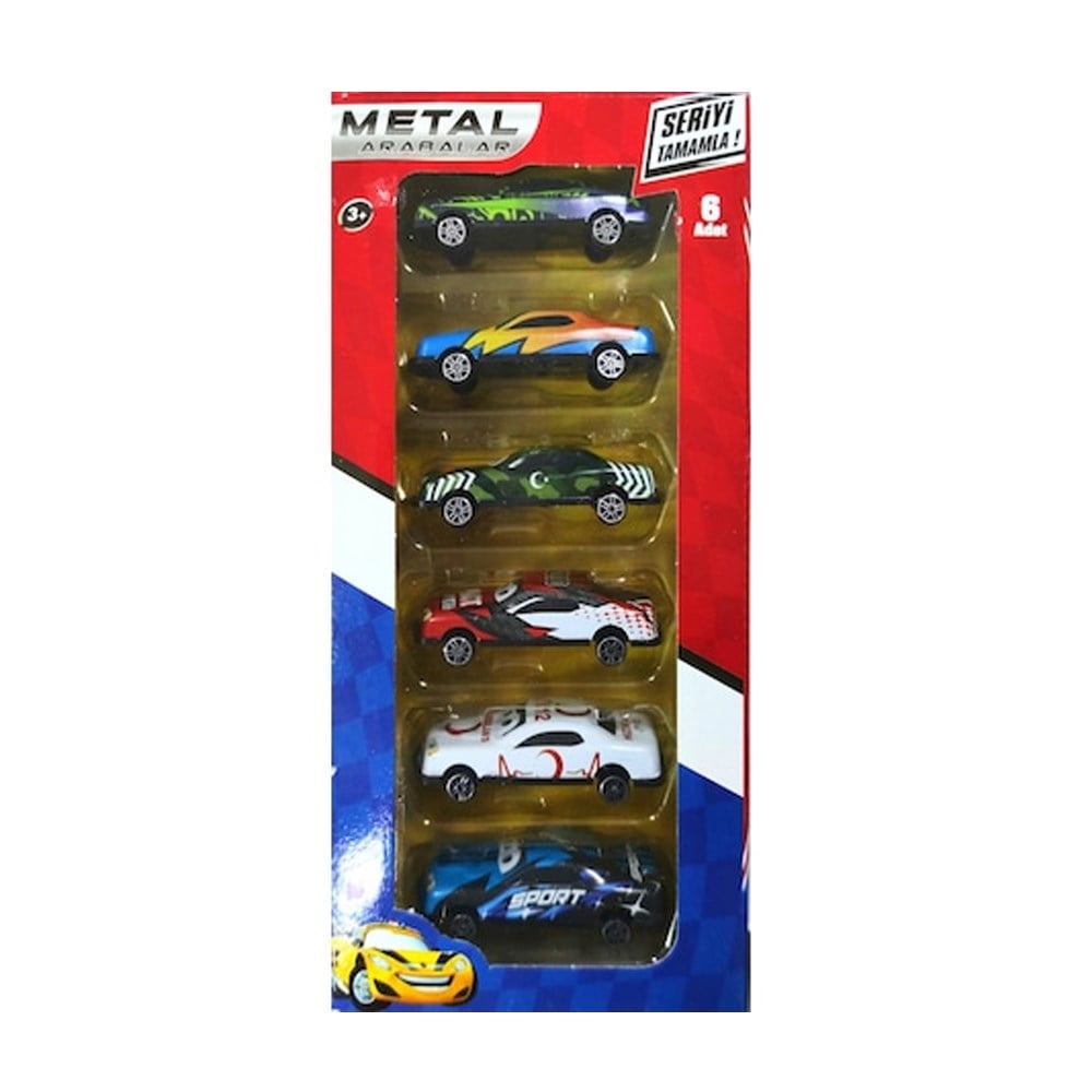 Beren 6 lı Metal Araba