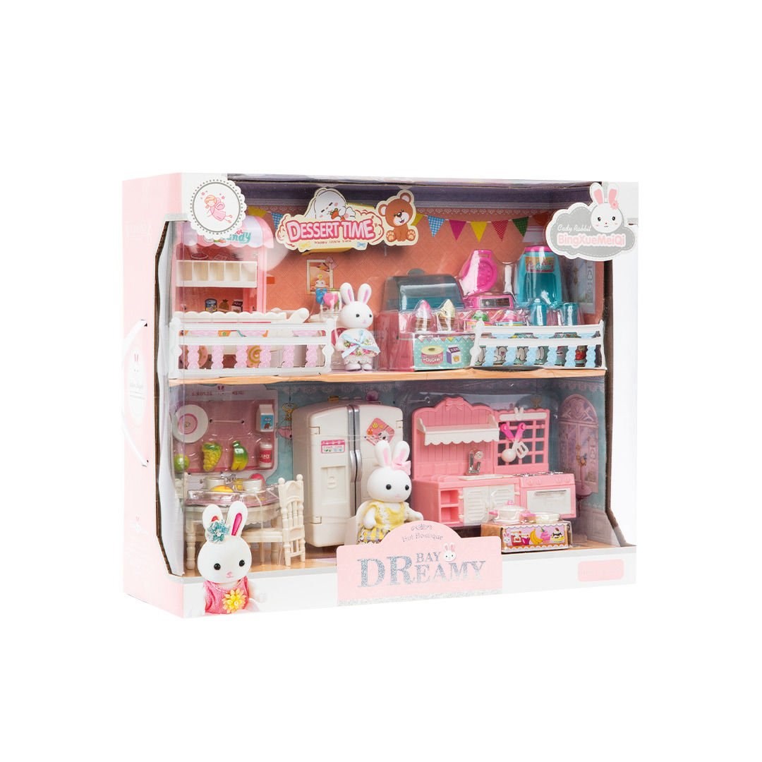 BIG06626 BAY DREAMY MINI TAVSAN - CIFT KATLI MUTFAK OYUN SETI