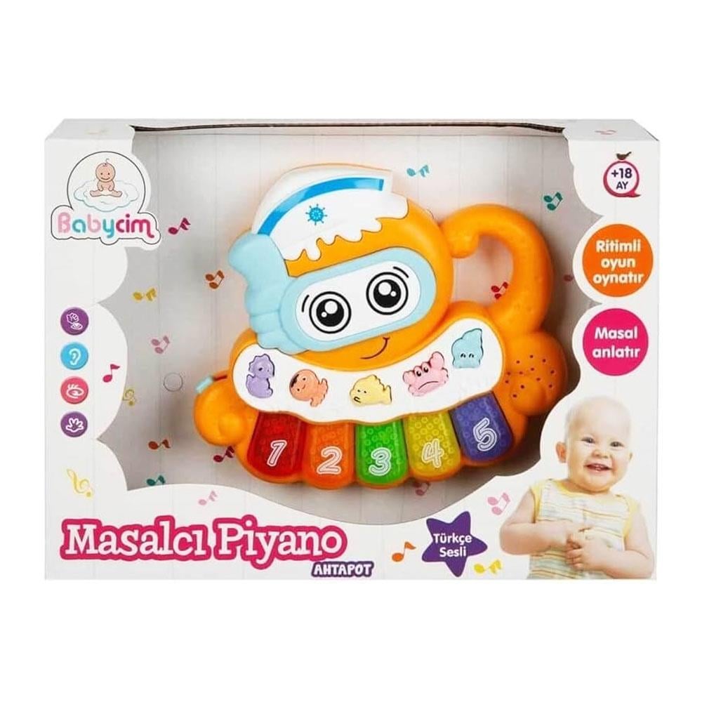 Birlik Oyuncak Babycim Masalcı Piyano Ahtapot 855-30A-24