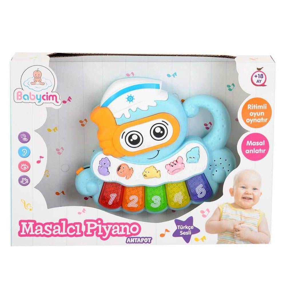 Birlik Oyuncak Babycim Masalcı Piyano Ahtapot 855-30A-24