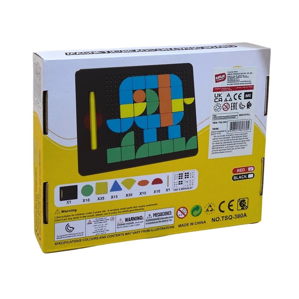 Birlik Oyuncak Orta Boys Steam Magnet Ve Şekiller TSQ-380A