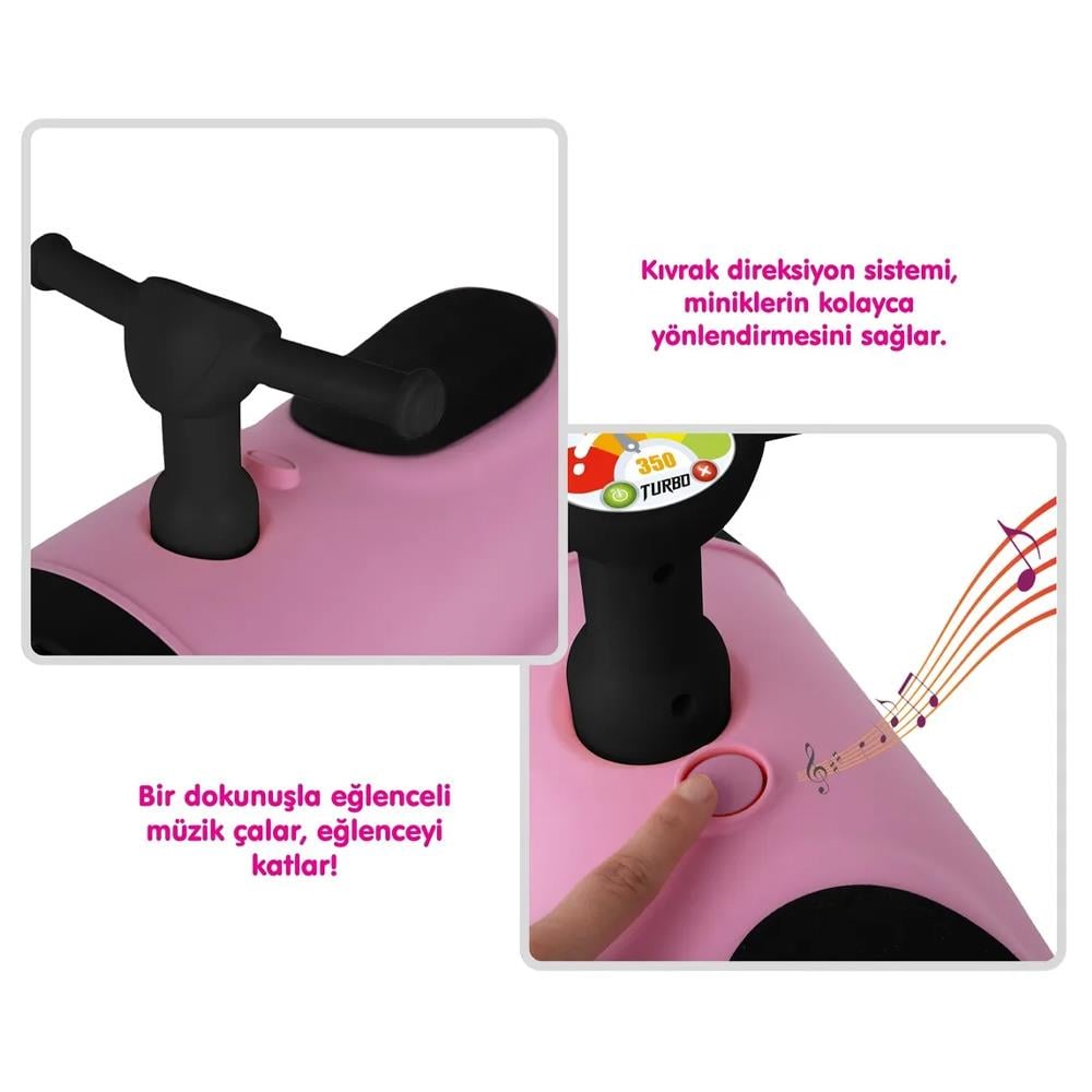 Birlik Oyuncak Pembe İlk Arabam Turbo Bingit Araba URT043-011