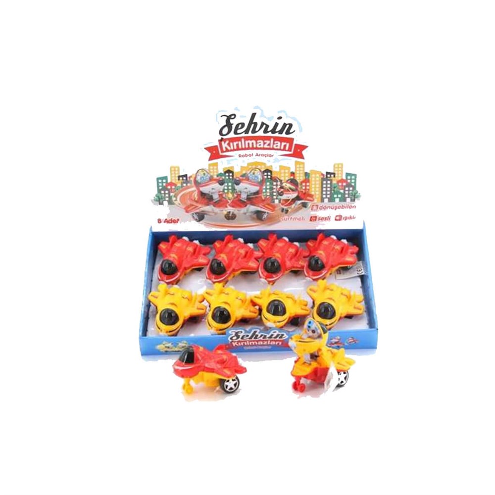 Birlik Oyuncak Pilli Transformers Sürtmeli Uçak 1716