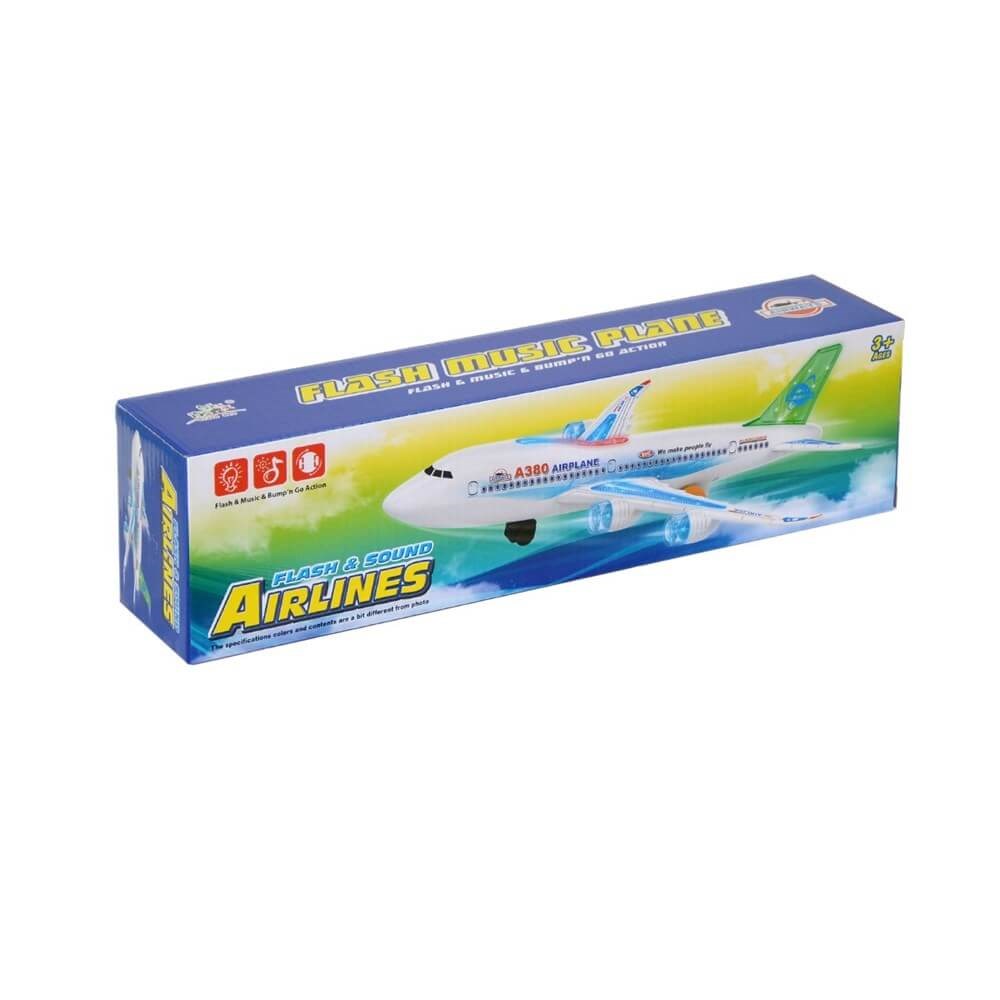 Canem 747500 Kutulu Pilli Sesli Yolcu Uçağı
