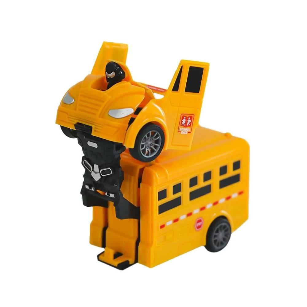Canem Oyuncak Sürtmeli Robot Olan Otobüs JKL-838