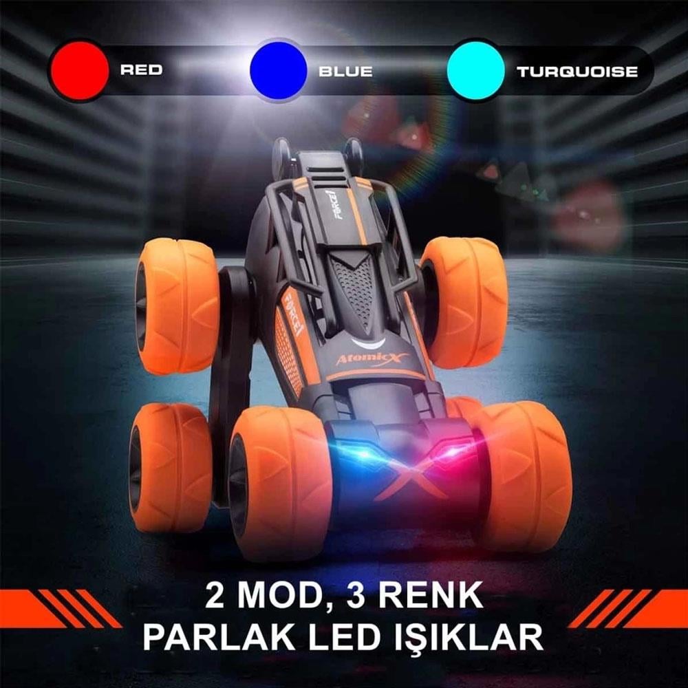 Canem Oyuncak Uzaktan Kumandalı Six Stunt Car Şarjlı Akrobat Araba F6