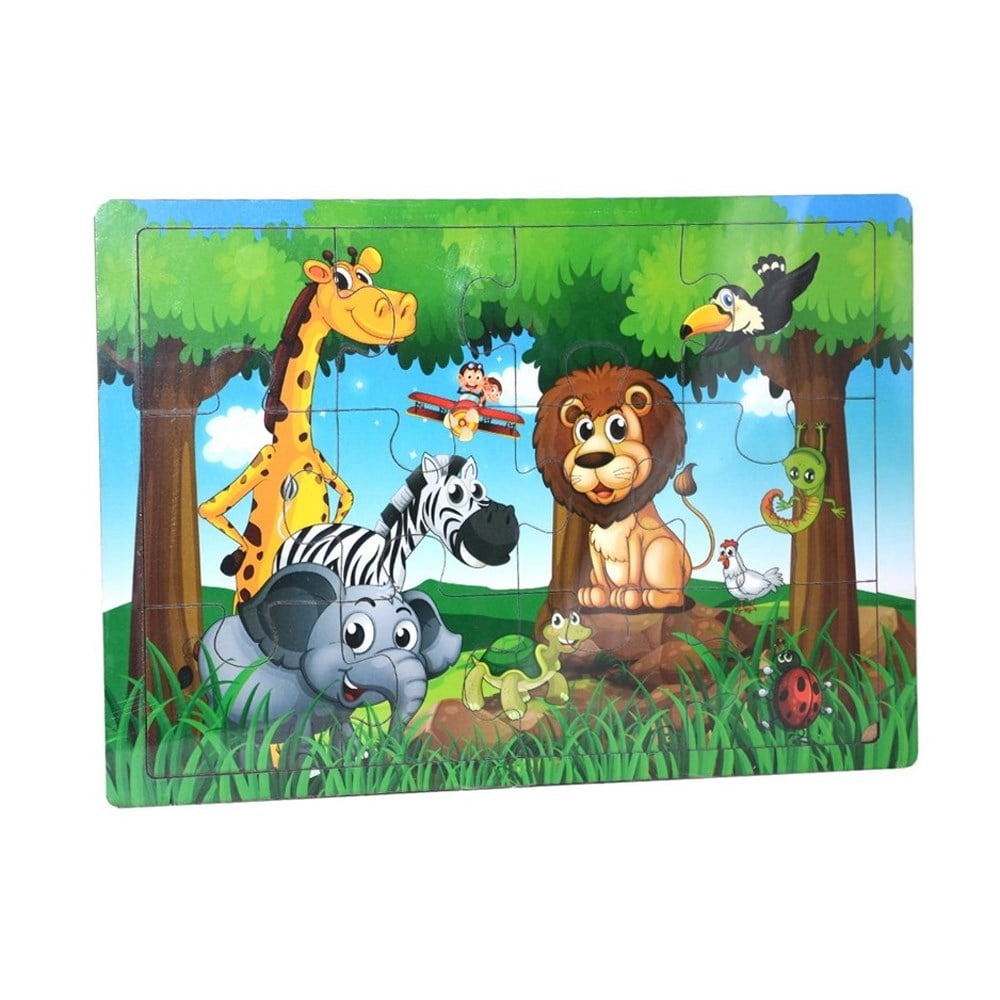 Cc Oyuncak Ahşap Puzzle 12 Parça AHS001/6