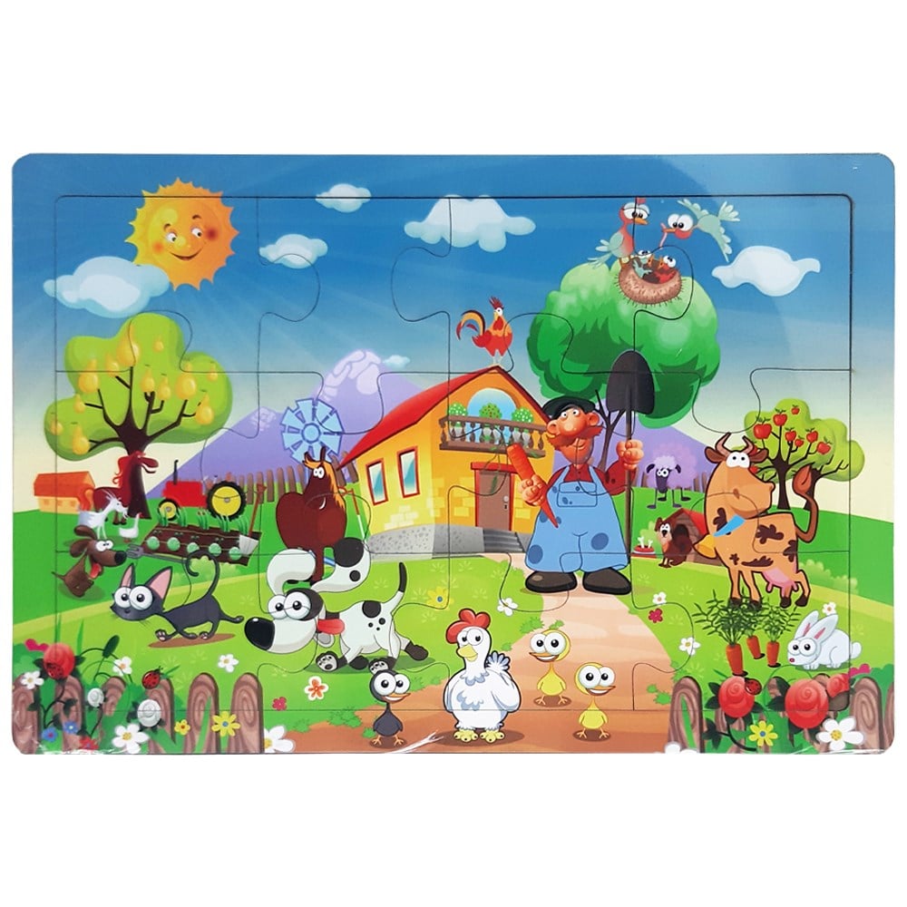 Cc Oyuncak Ahşap Puzzle 48 AHS002/6