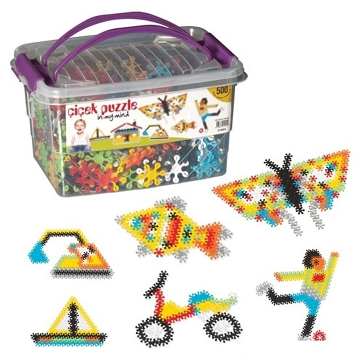 Çiçek Puzzle (500 Parça) Çocuk Lego