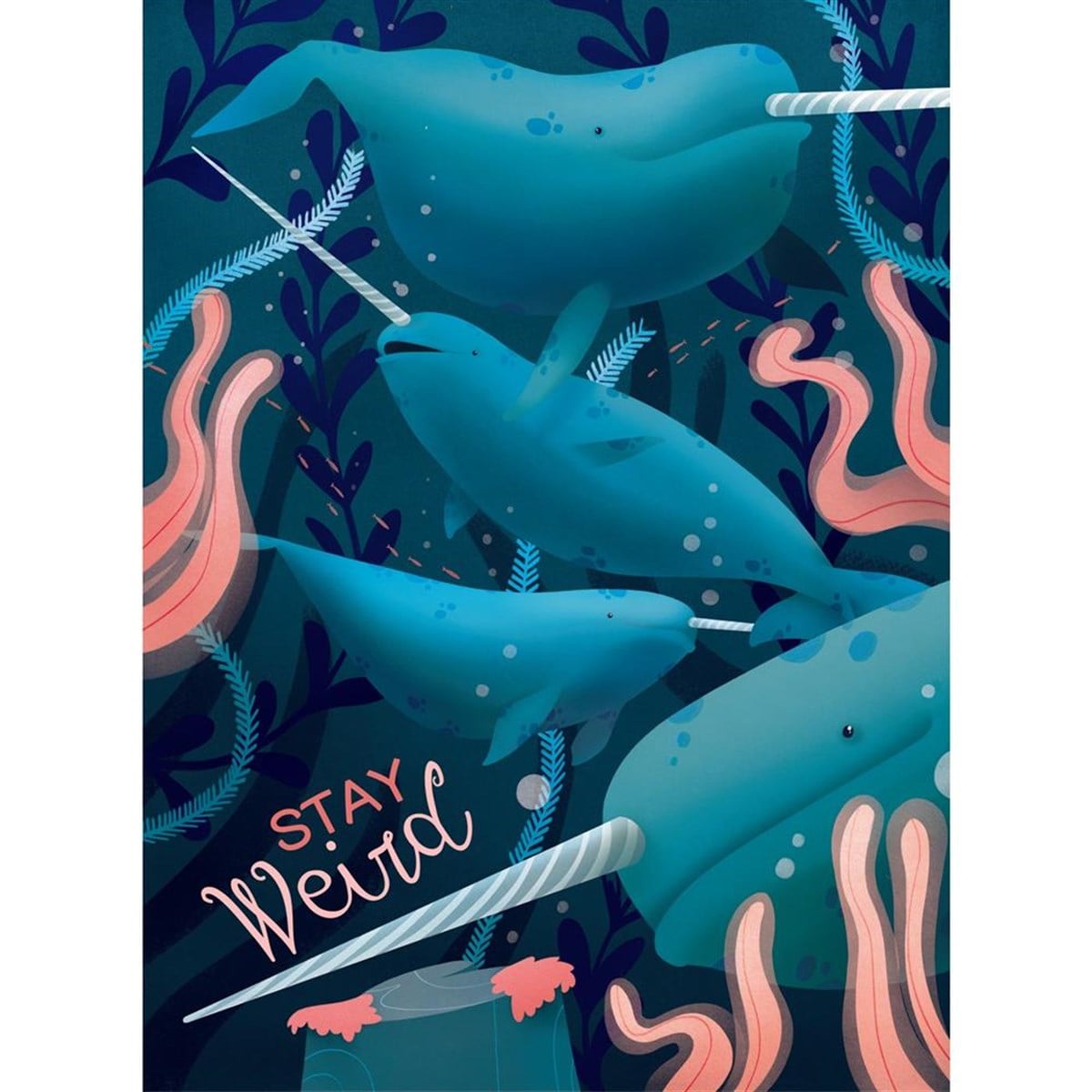 Clementoni 500 Parça Fantastic Animals Yetişkin Puzzle - Narwhal