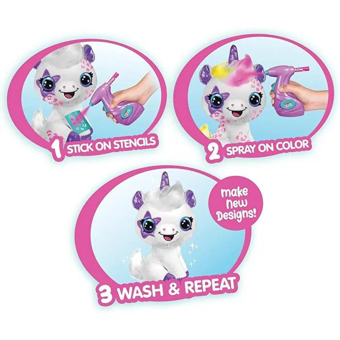 CNLFG228 AIRBRUSH PLUSH - UNICORN