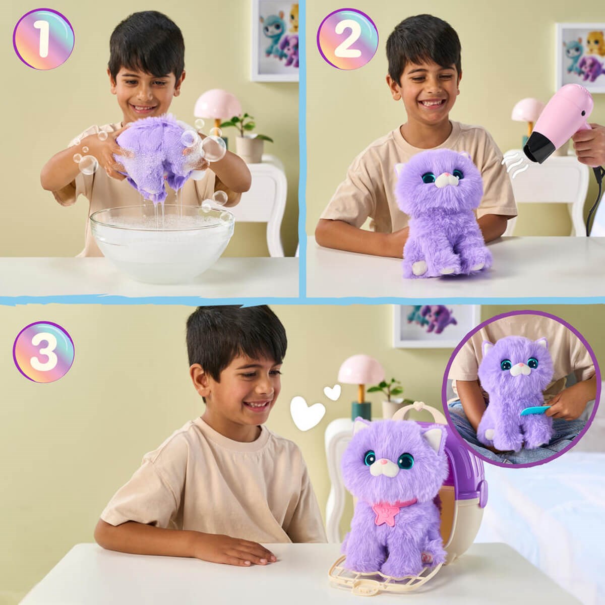 CRU15000 SCRUFF A LUVS SEVIMLI PELUS S3-30190