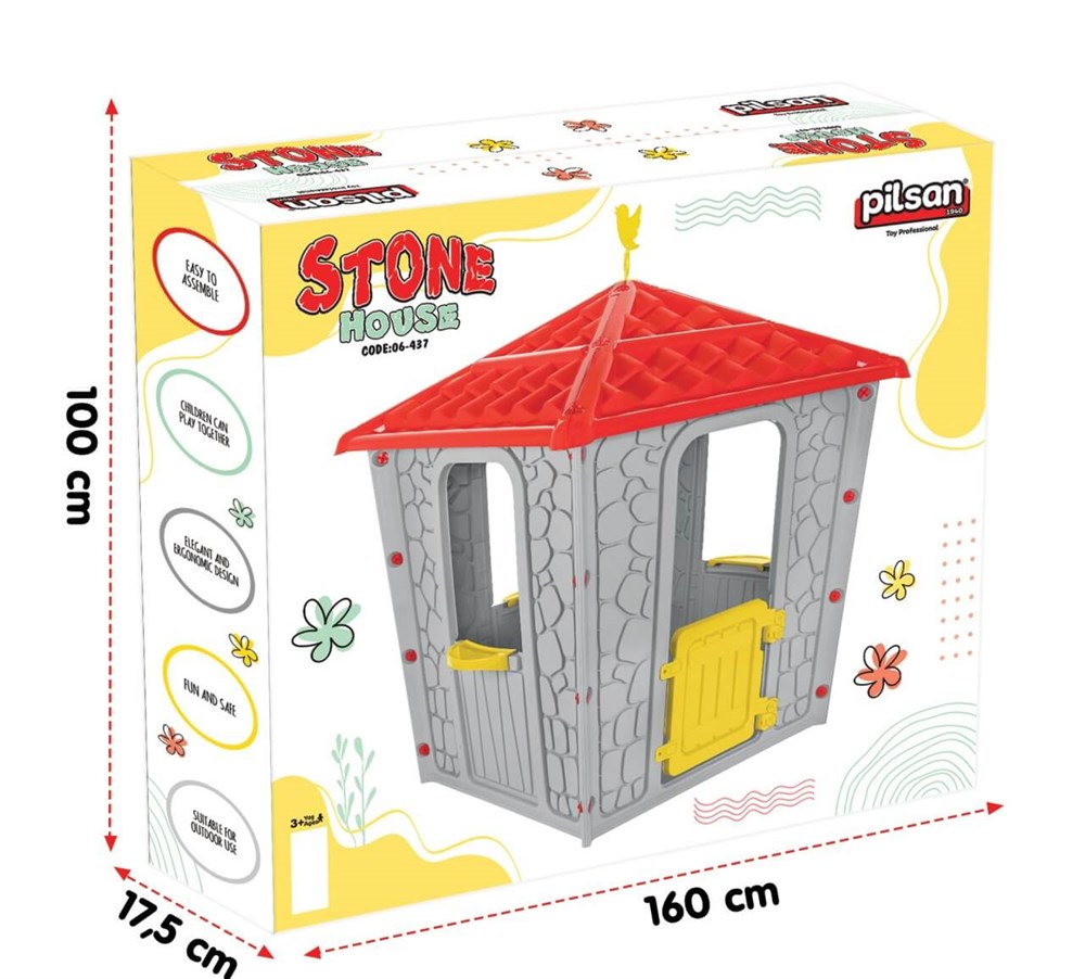 Plastik İçine Girilebilir Taş Ev